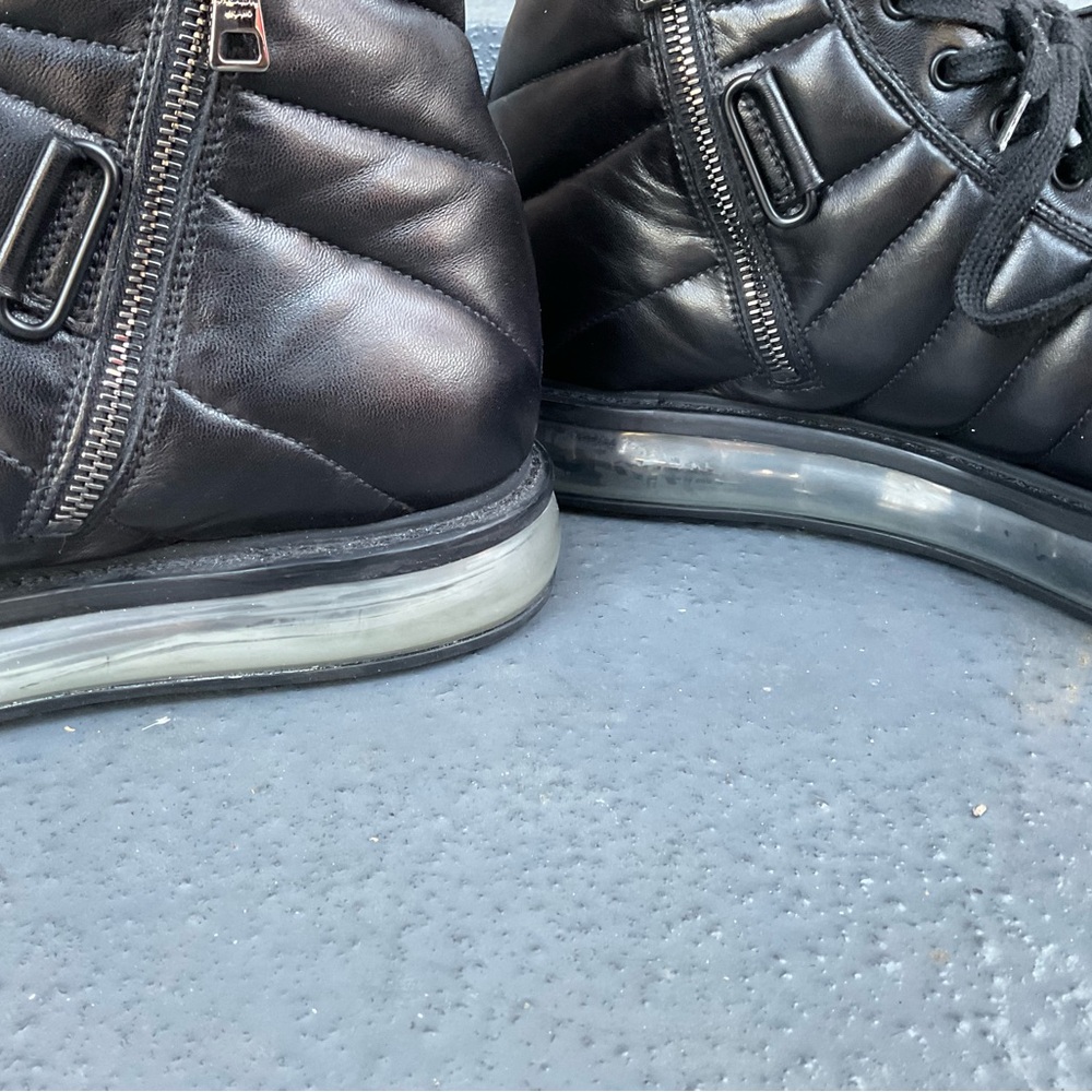 Prada ‘Levitate’ Quilted Sneaker- Black Leather - Picture 7 of 13